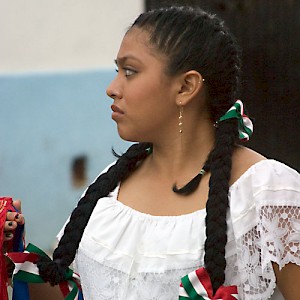 Classic profile of a Mexican beauty <a href=></a>