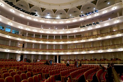 Interior of the Gran Theater (Alicia Alonzo Theater)  Columns are made of high grade Carrara marble <a href=></a>