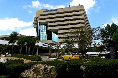 Hotel Melia Habana where President Obama met with the U.S. Embassy staff. <a href=></a>