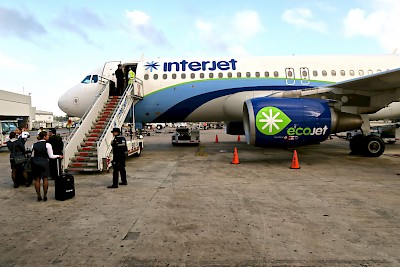 Interjet flight from Cancun to Havana <a href=></a>