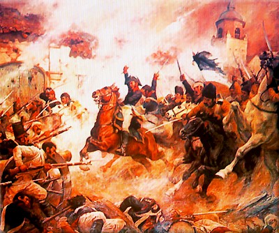 Mexican Troops attack the Alamo <a href=></a>