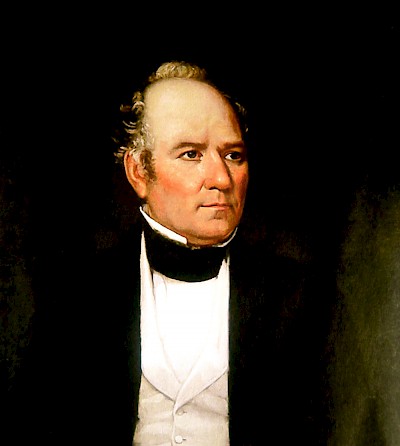 Portrait of President Sam Houston of the Republic of Texas <a href=></a>