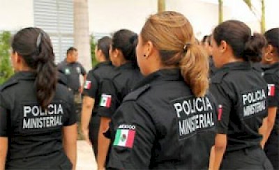 Women Joining investigative police department in Merida Yucatan <a href=></a>