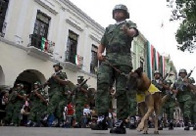 Independence Day Parade  in Merida Yucatan Mexico <a href=></a>