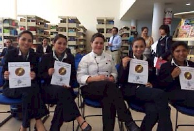 The team of hospitality students that won the competition at University de Valle de Mexico in Merida Yucatan <a href=></a>