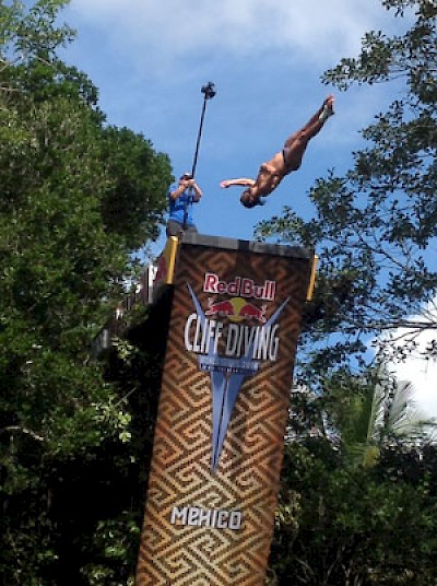 Red Bull Cliff Diving in Yucatan <a href=></a>