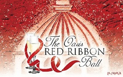 The Oasis Red Ribbon Ball in Merida Yucatan Mexico <a href=></a>