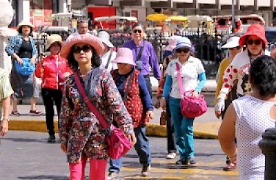 Korean Visitors in Yucatan Mexico <a href=></a>