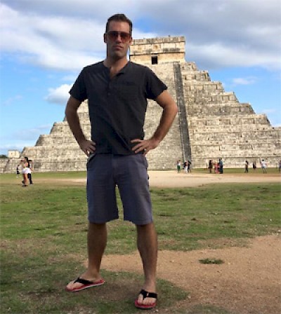 Joshua Gatcke at Chichen Itza in Yucatan <a href=></a>